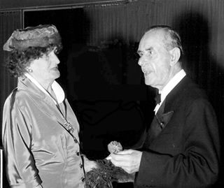Hedda Eulenberg mit Thomas Mann