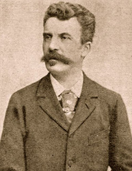 Portrait von Guy de Maupassant